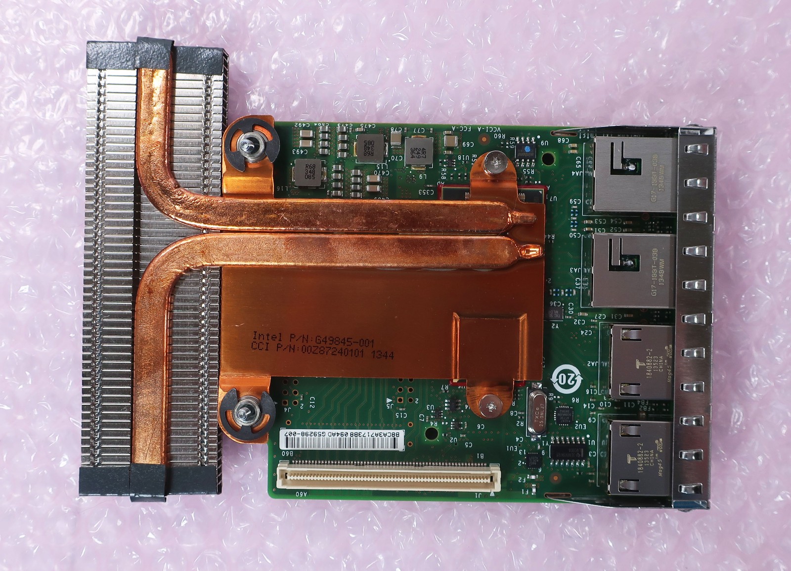 98493 Dell X540 4-Port 10Gbps PCI-Express RJ-45 Network Daughter Card 098493