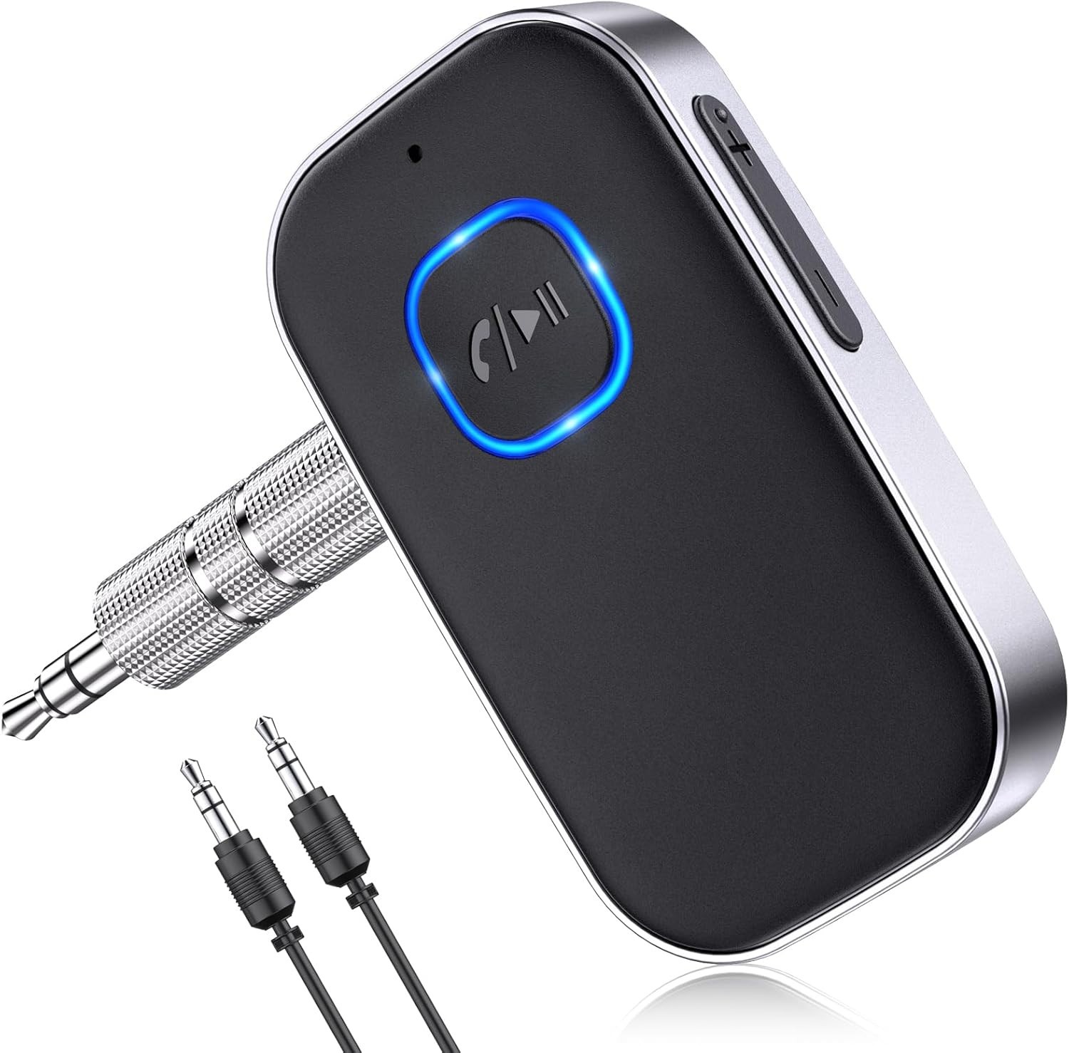 Compact Bluetooth 5.0 Receiver for Car & Home - High-Quality Audio & Easy Setup