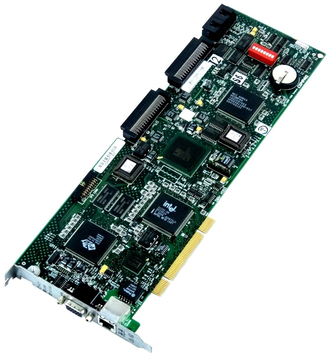 Compaq 163355-001 PCI Server Feature Board - ATI Rage IIc VGA Ethernet SCSI Port