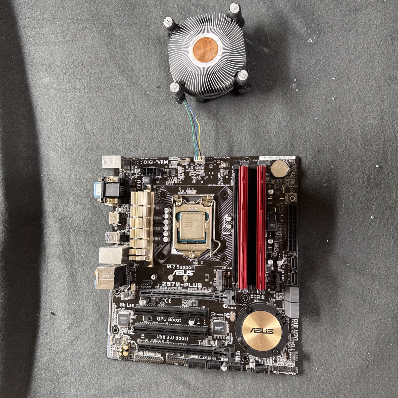 I7-4790k With Asus Z97M Plus And 16GB RAM
