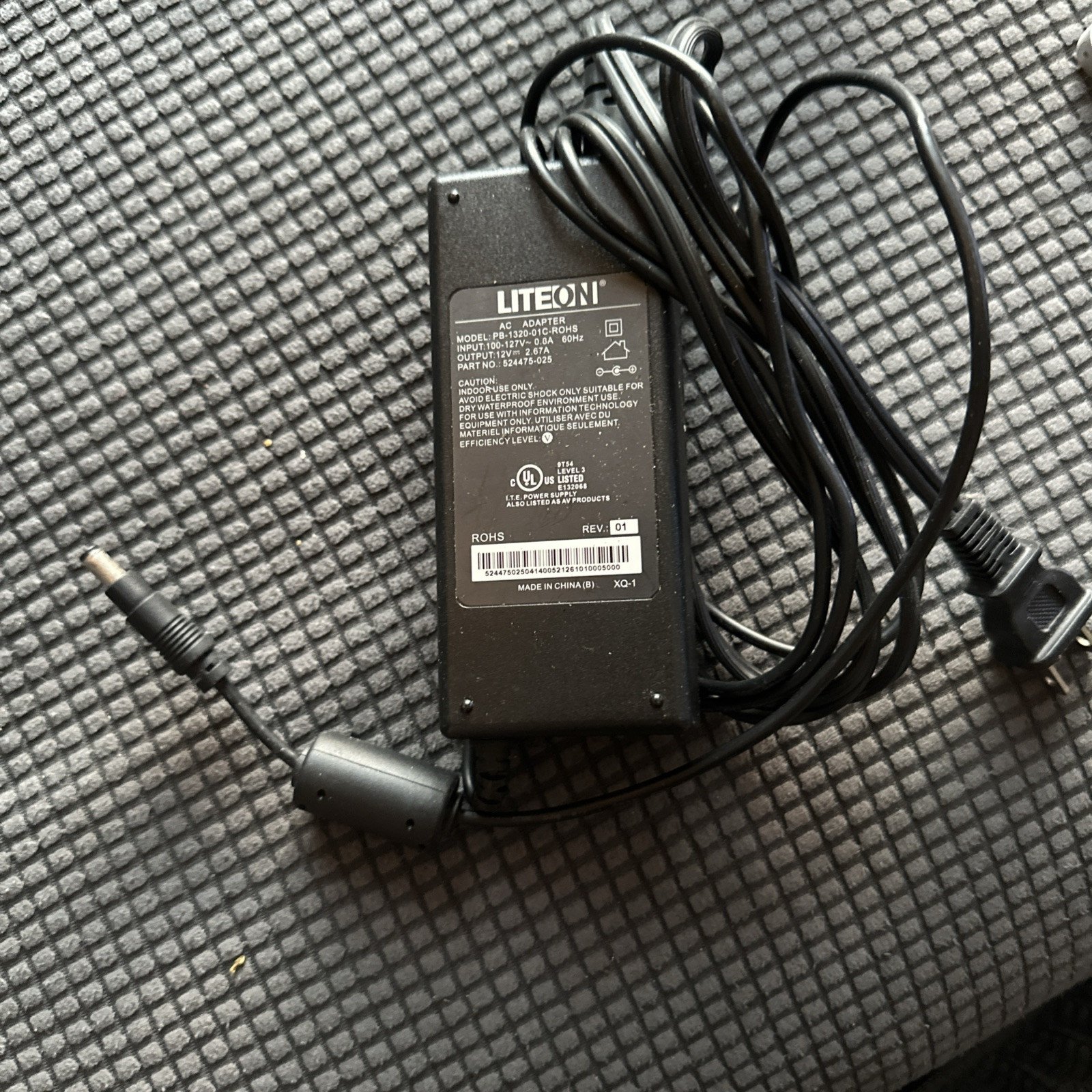 Genuine LiteOn PB-1320-01C-ROHS AC Power Adapter 12V 2.67A for Motorola DCX/DSR 