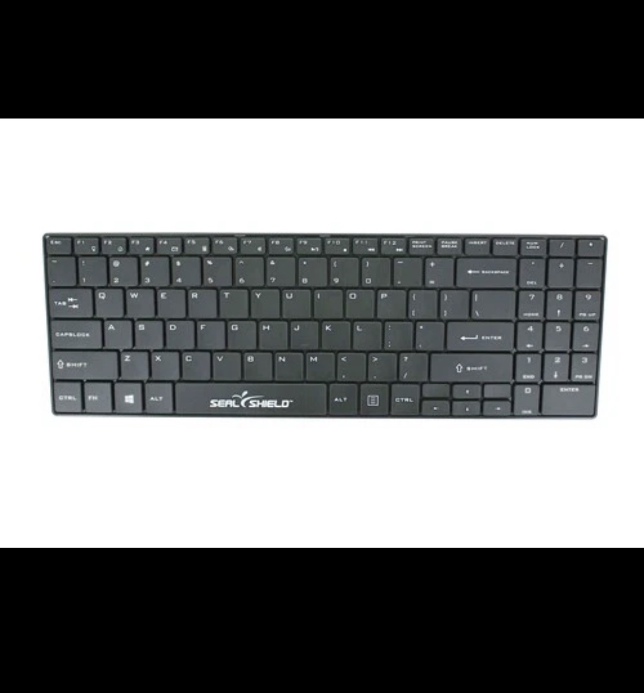 Seal Shield Cleanwip Waterproof Keyboard SSKSV099BTV2 Bluetooth with power cord 