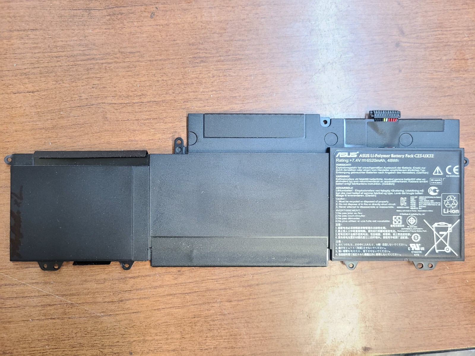 ORIGINAL ASUS ZENBOOK UX32A LAPTOP 7.4V 48Wh 6520mAh LI-POLYMER BATTERY C23-UX32