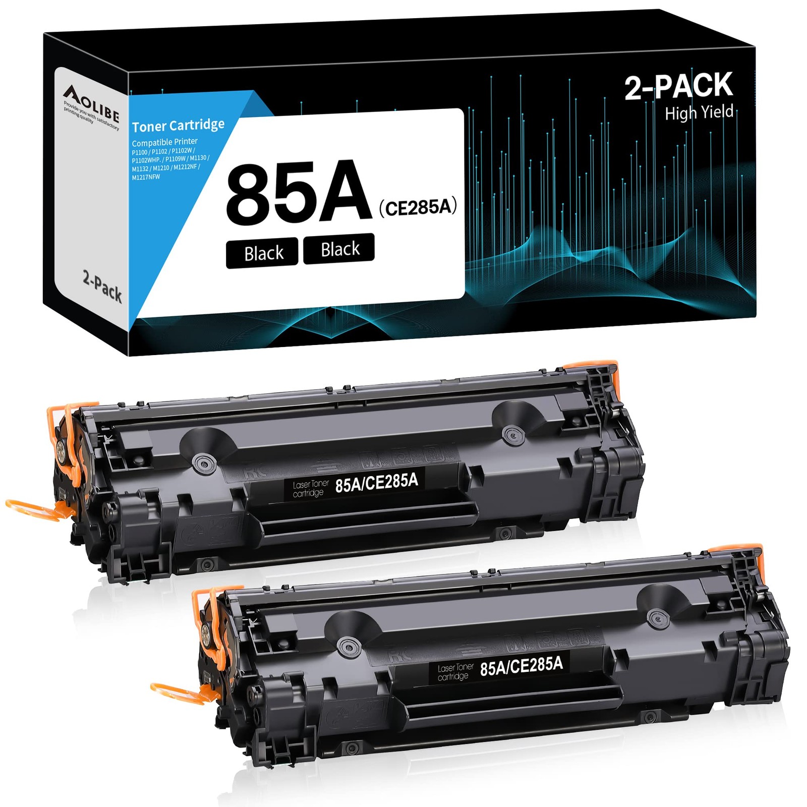 85A CE285A Compatible Black Toner Cartridge Replacement for HP CE285A 85A Ton...