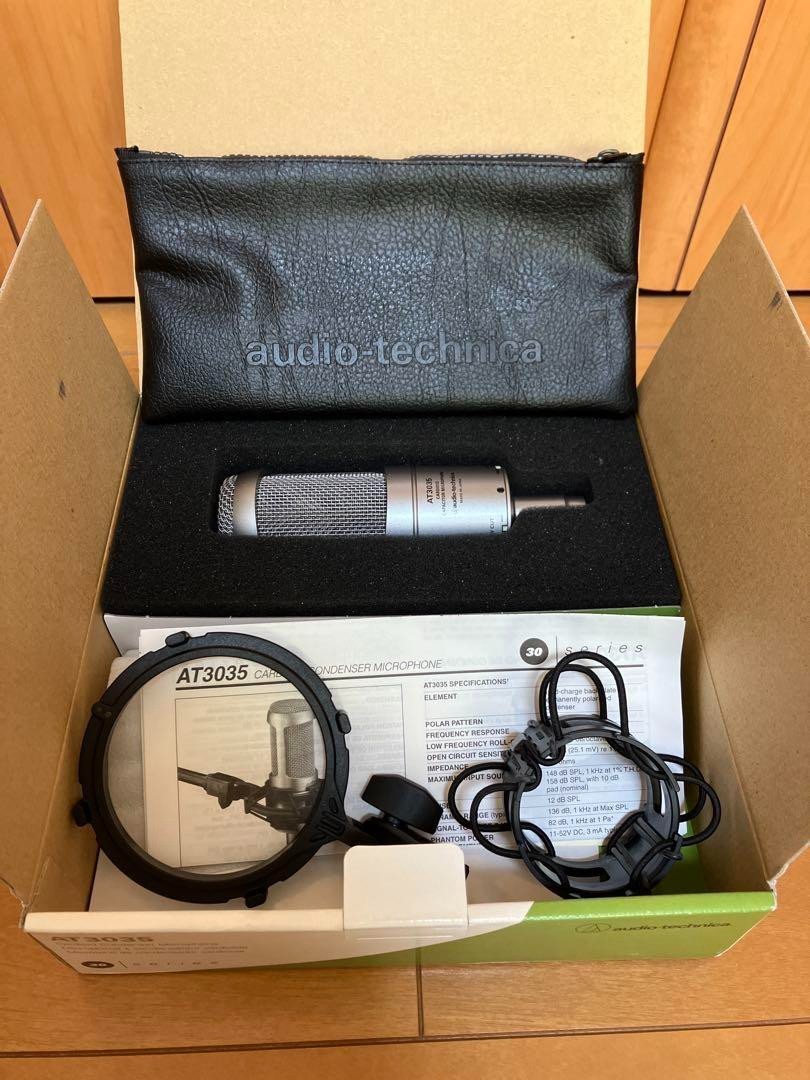 Audio-Technica AT3035 Professional Microphone Condenser Cardioid Unused