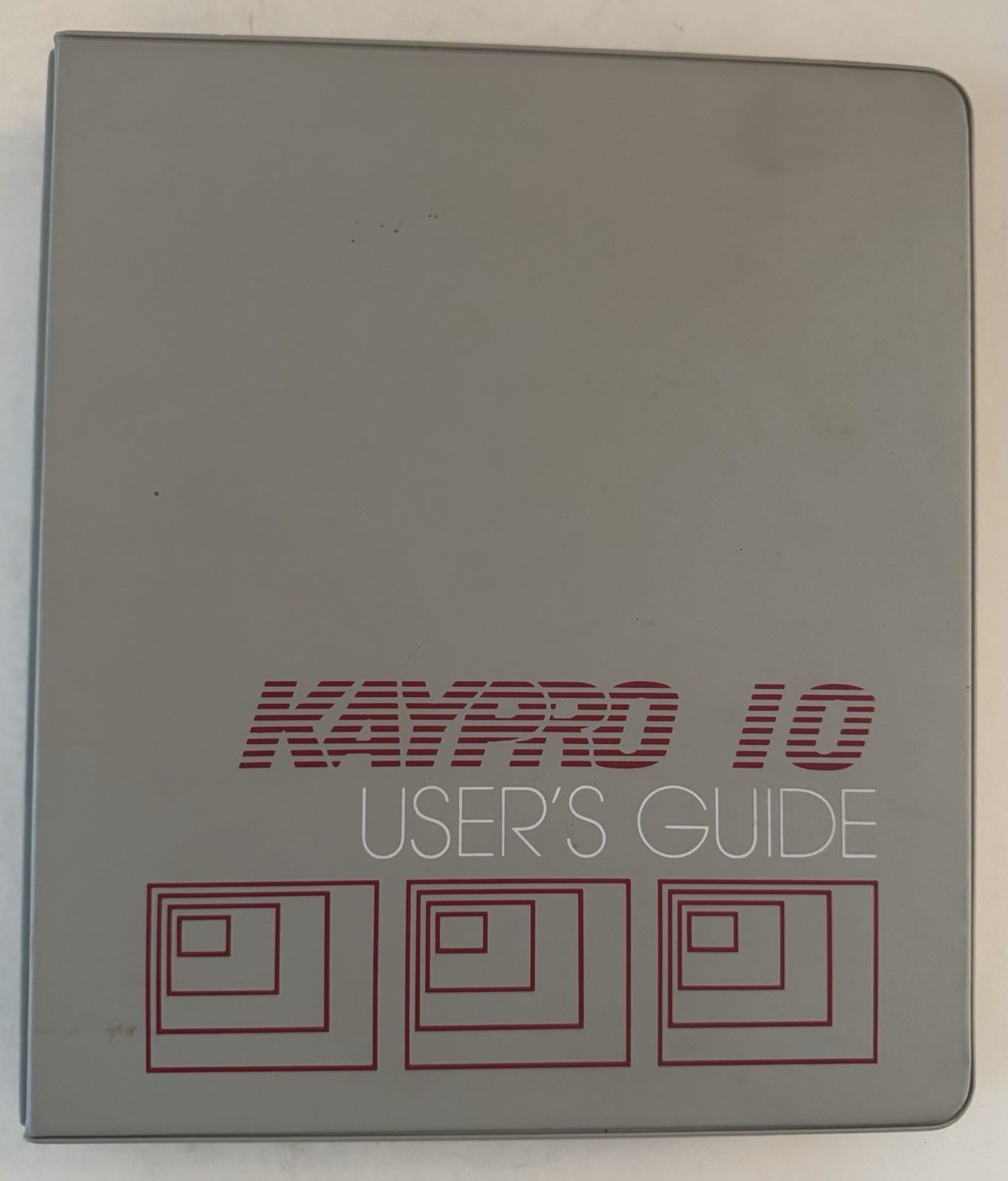 Kaypro 10 Users Guide Binder 1983