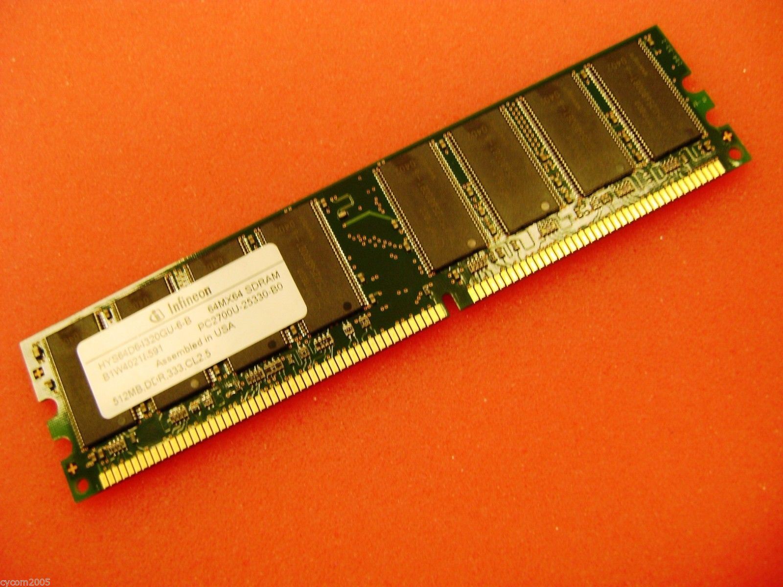 eMachines T6412 512MB DDR PC2700 * HYS64D64320GU-6-B * Infinion  Memory