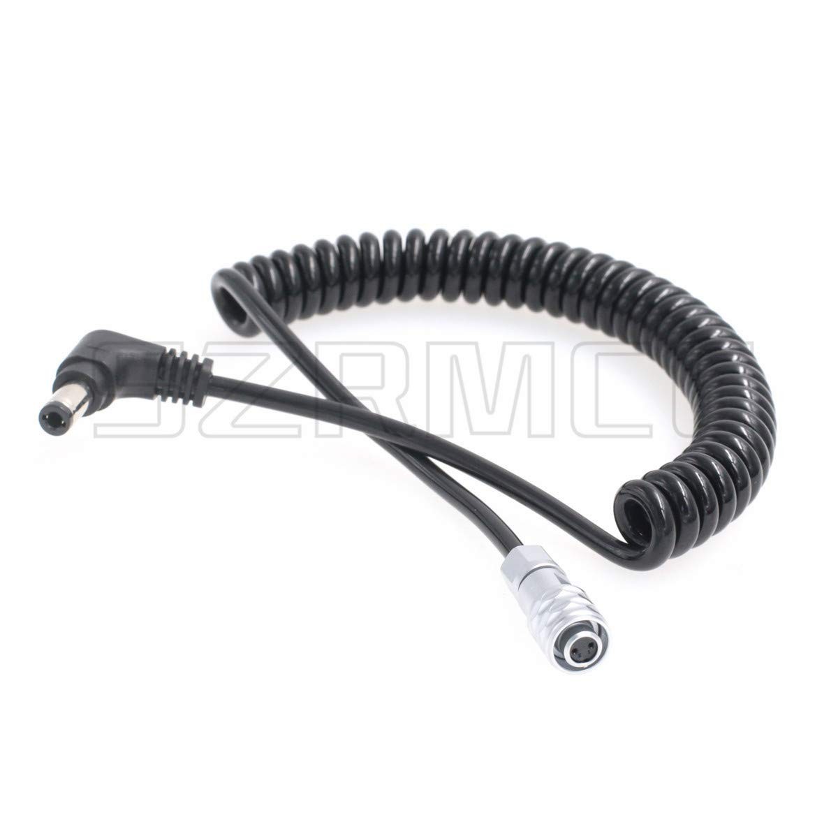 DC 5.5x2.5mm To BMPCC 4K 6K Power Coiled Cable Weipu 2Pin Female Connector