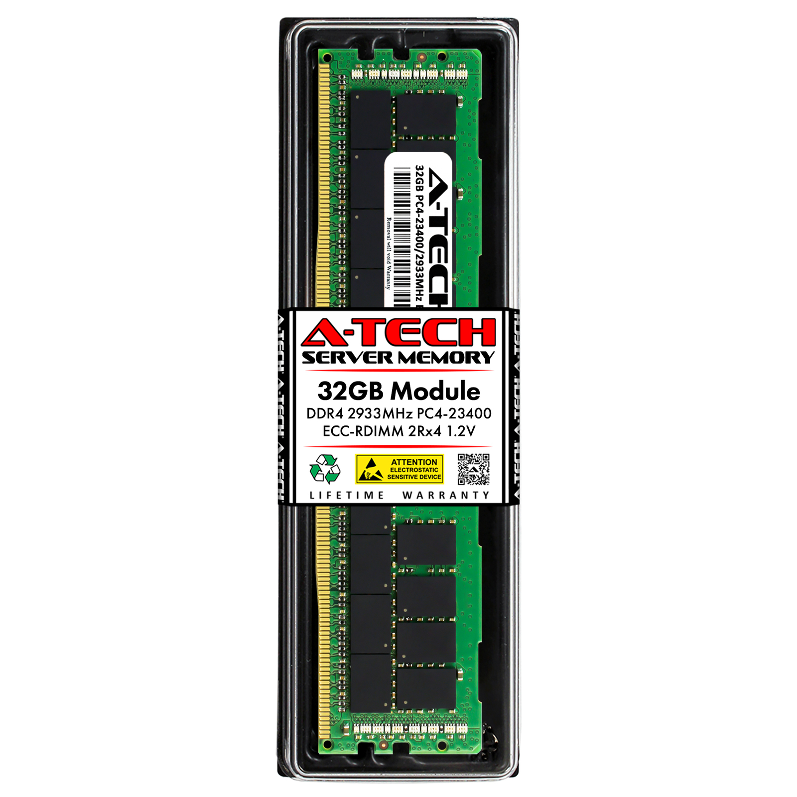 32GB DDR4 PC4-23400 ECC RDIMM Replacement for Cisco UCS-MR-X32G2RT-H= Memory RAM