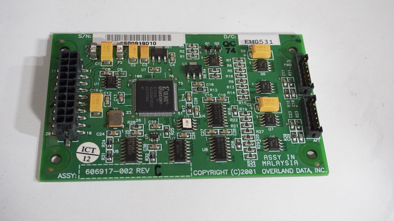 HP MSL6000 LIBRARY Z-AXIS CONTROL PANEL BOARD OVERLAND 606917-002 -=WARRANTY=-