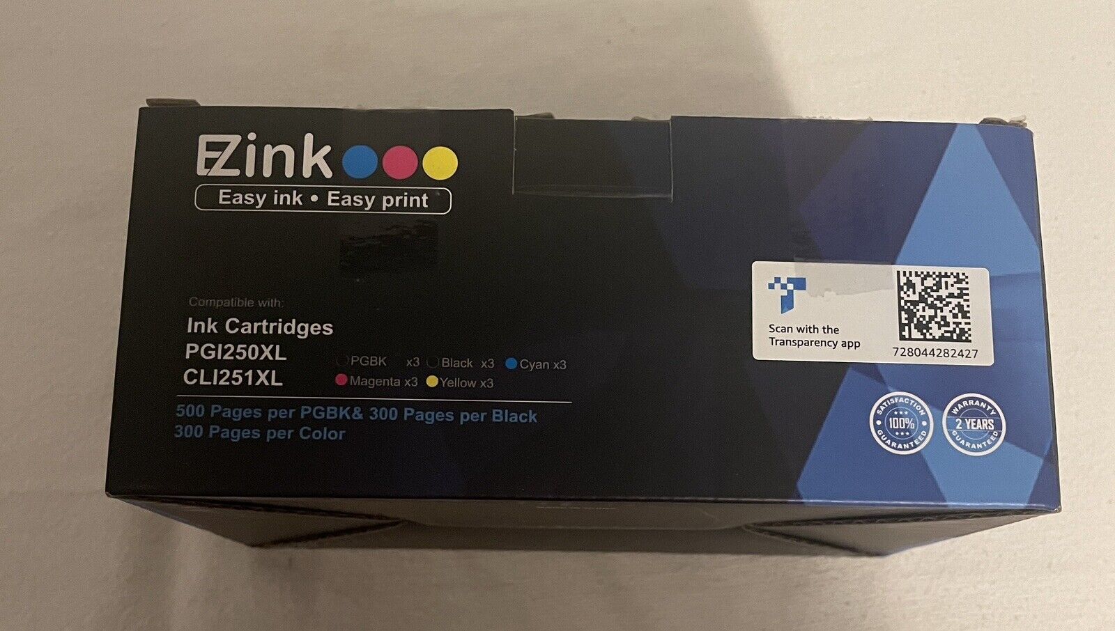 EZink Canon PGI-250XL CLI-251XL Compatible Ink Cartridge (15 pack) Exp 2022