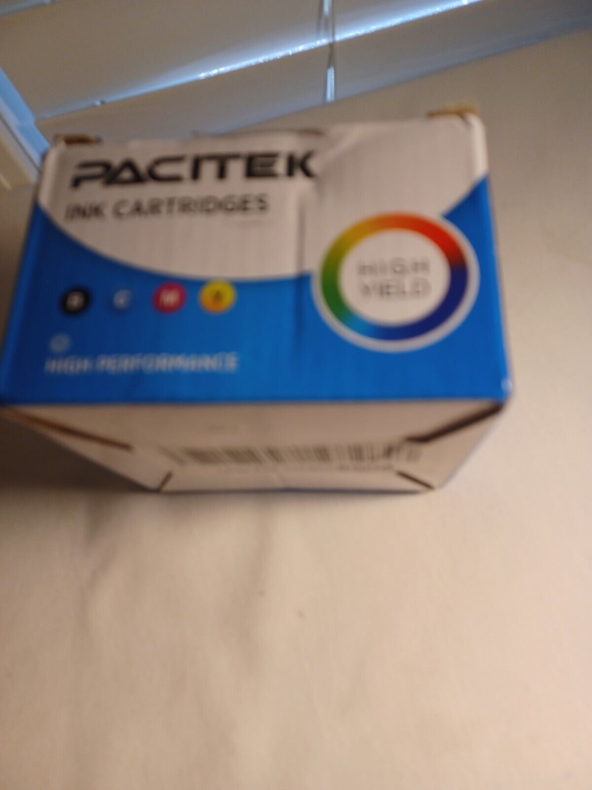 Pacitek Ink Cartridges Package Open Box Black Open Plastic Rest Sealed