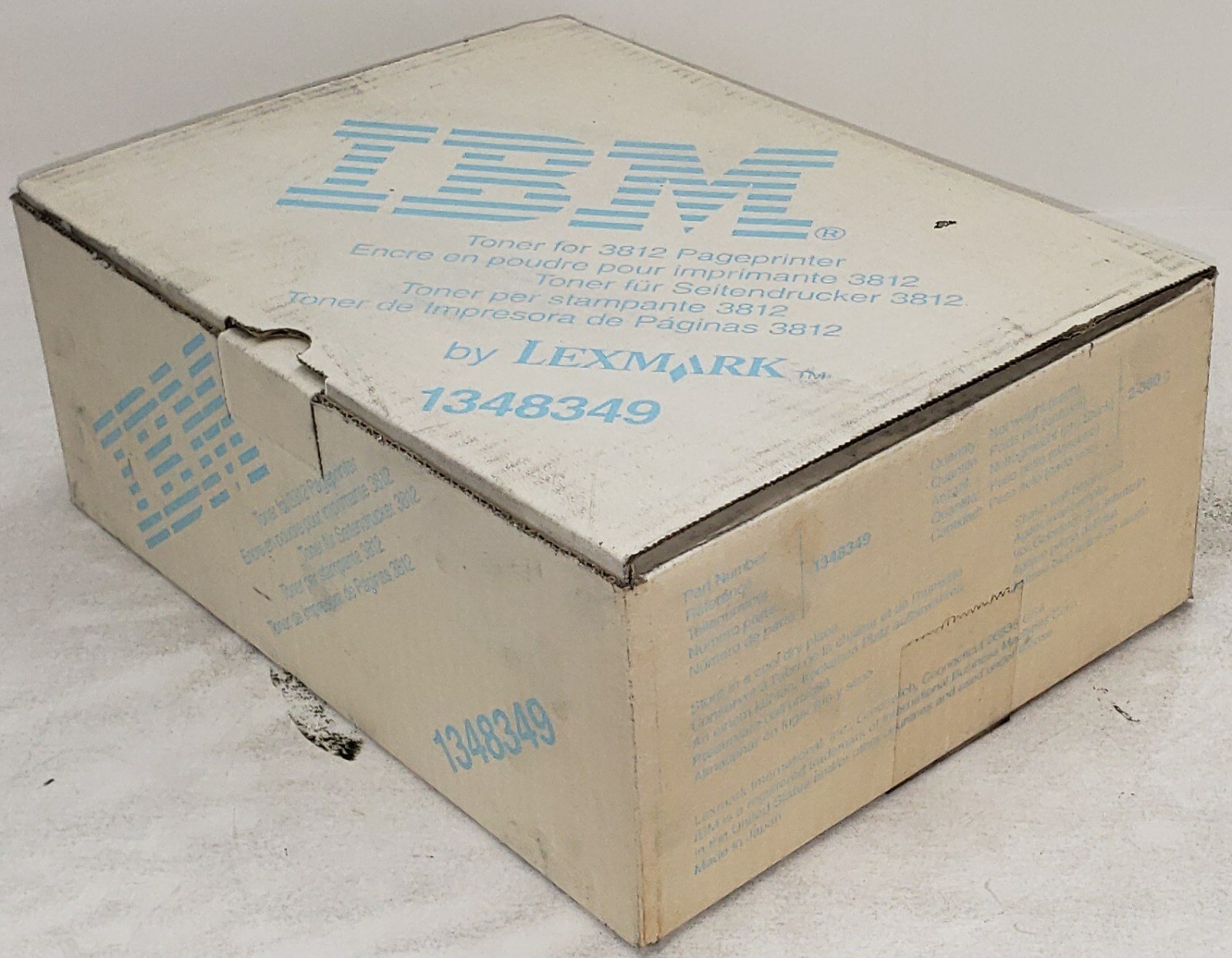 IBM 3812 Toner (1348349) 2 Pack - Brand New OEM (Open Box)