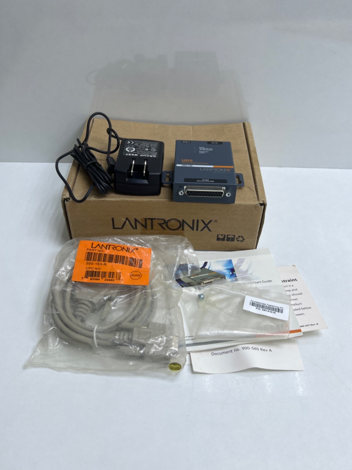 LANTRONIX UDS UDS1100002-01 UNIVERSAL DEVIES SERVER 08-358-013-R