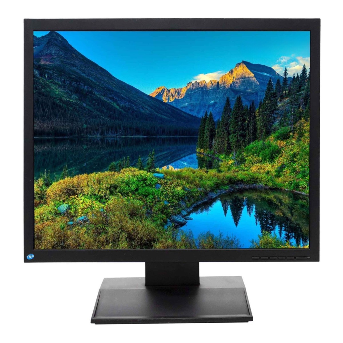 Simpletek 19" 4:3 LCD Monitor VGA VESA TFT Desktop PC Fixed 1 Year