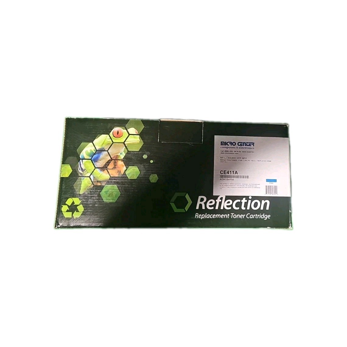 Reflection Replace Print Toner Cartridge Cyan 2600 PG YIELD For HP LJ 300 400