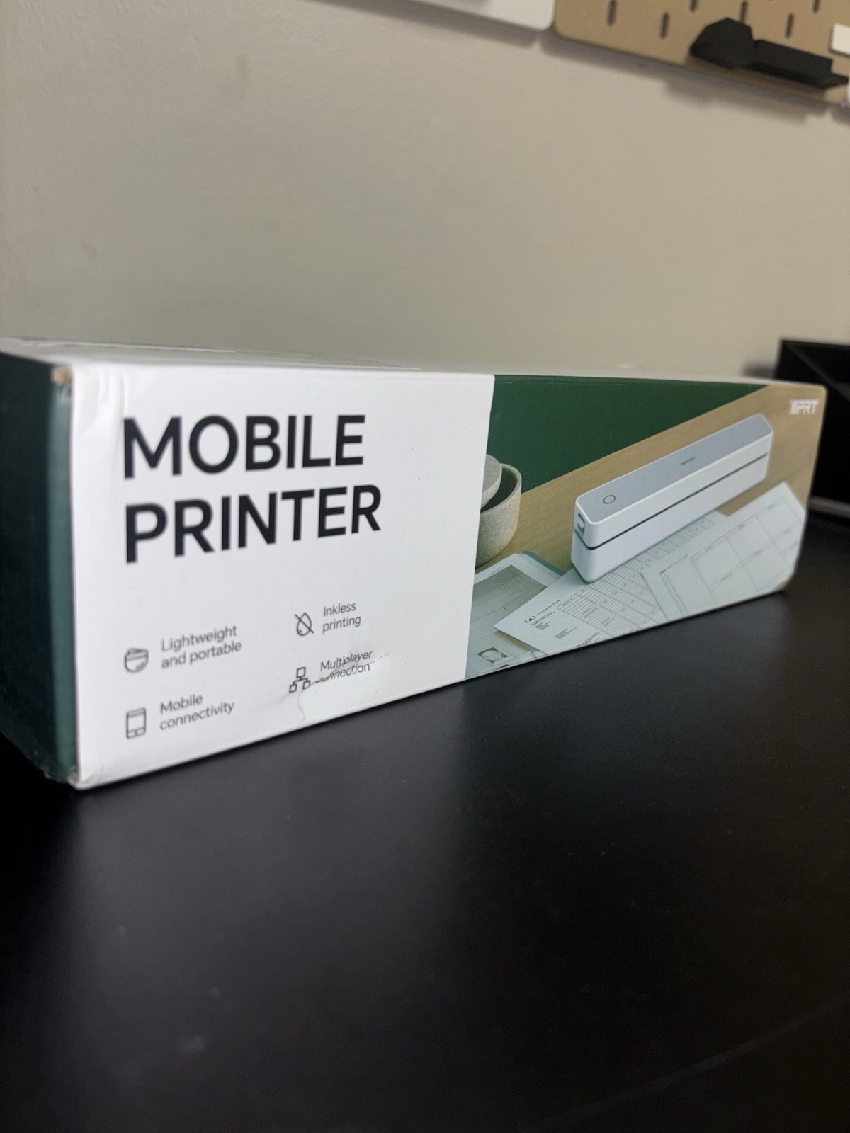 iDPRT MT610 Pro Portable Thermal Printer Bluetooth USB-C 300DPI A4 Inkless Black