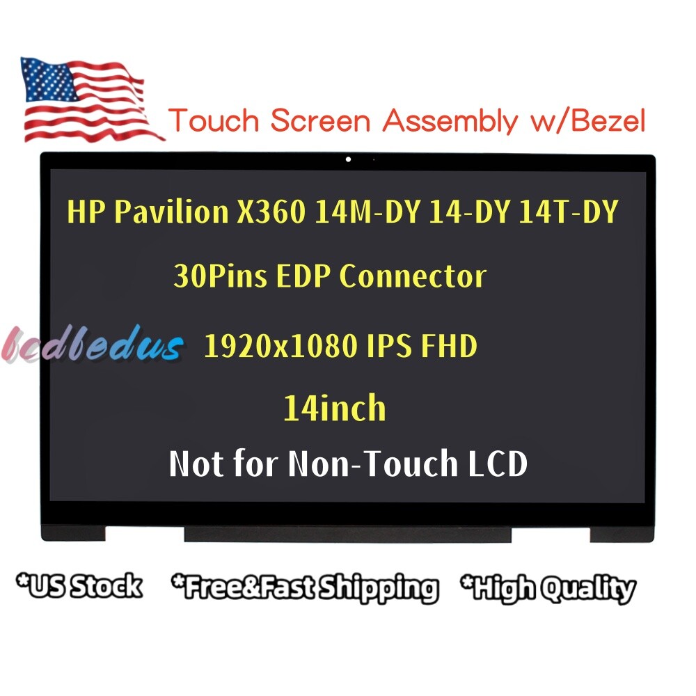 FHD For HP Pavilion X360 14M-DY0113DX 14M-DY1023DX 14M-DY1033DX LCD Touch Screen