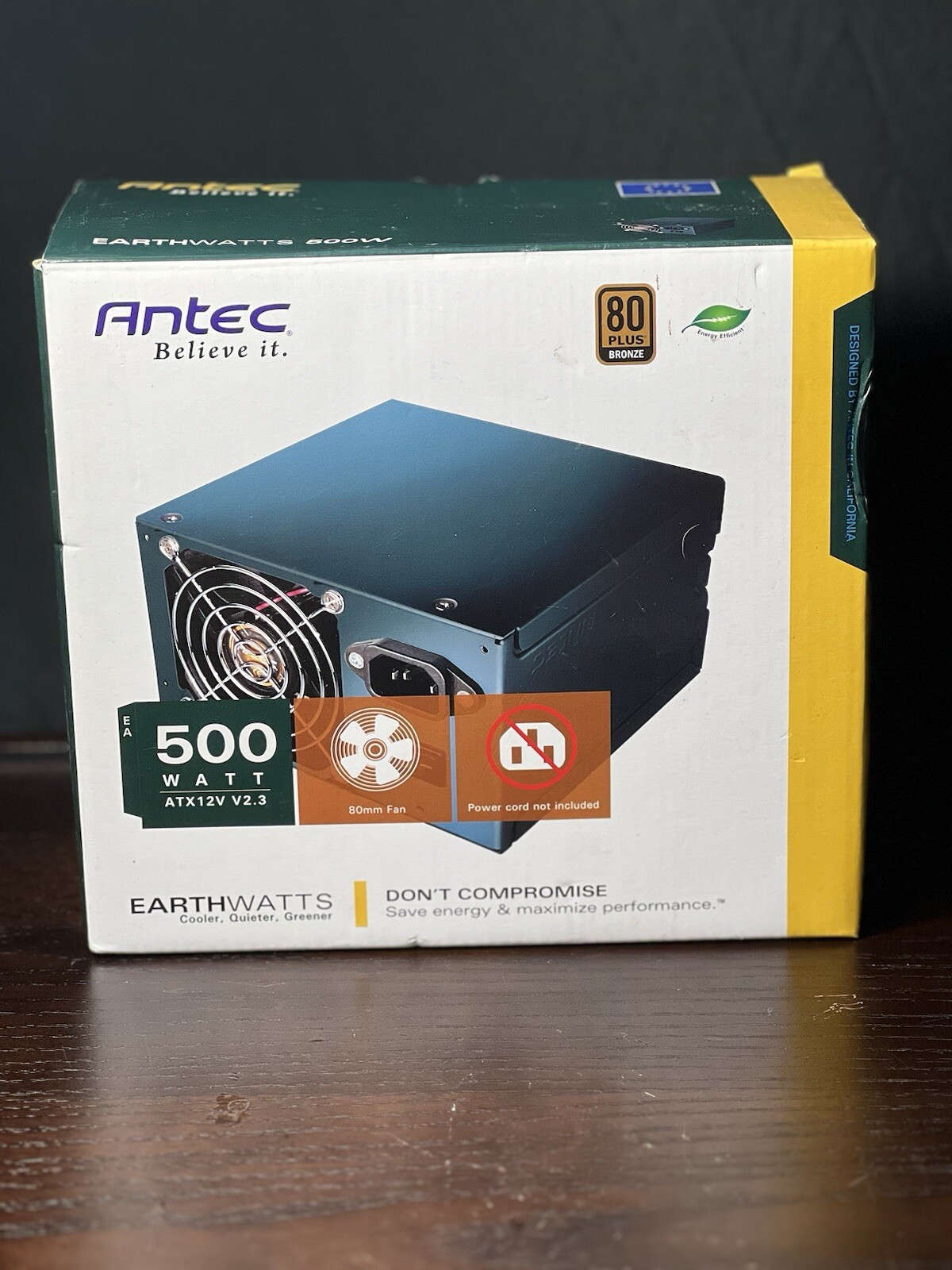Antec Earth Watts Green 430 Watts 80 Plus Bronze Power Supply