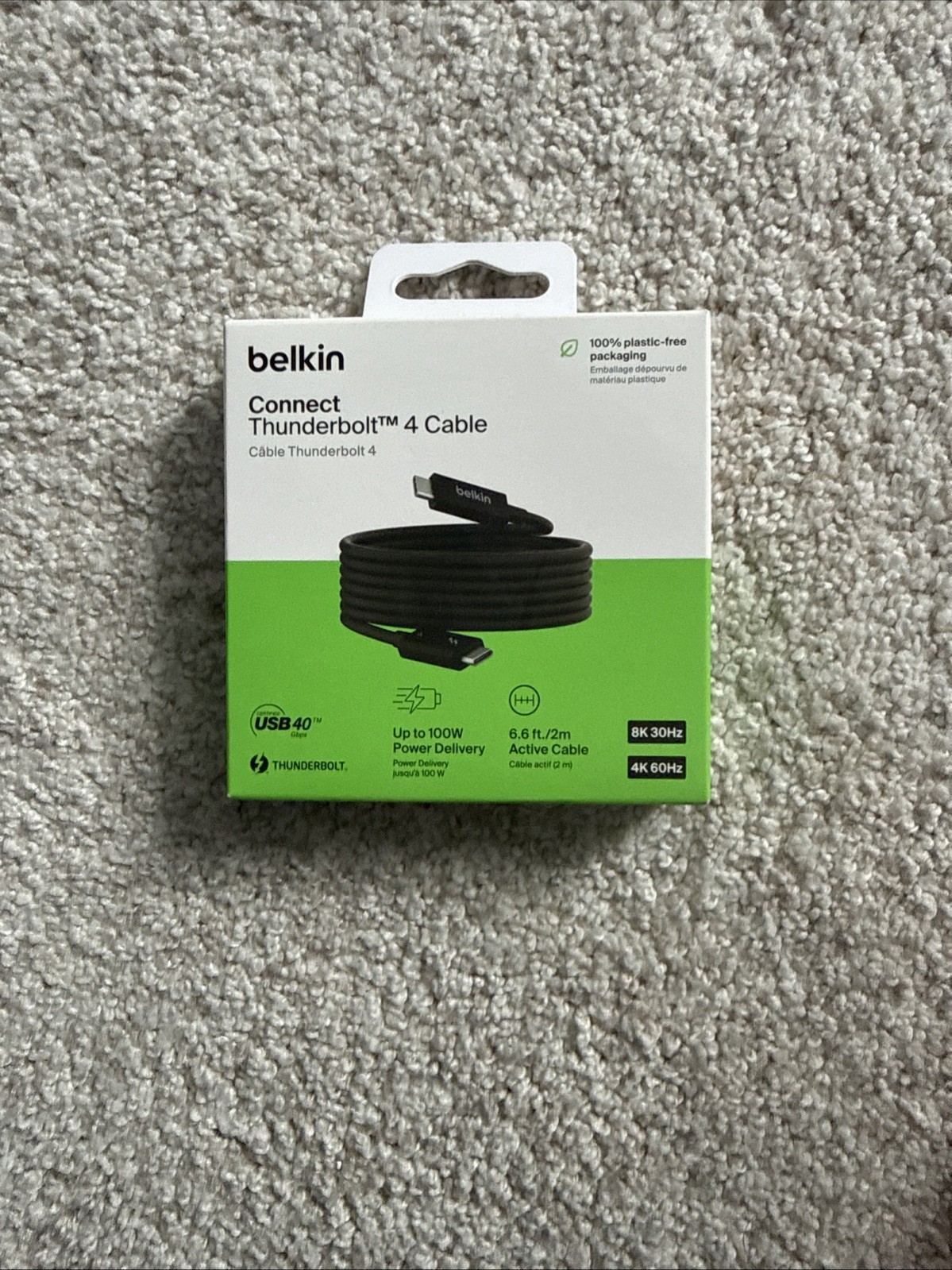 belkin connect thunderbolt 4 cable