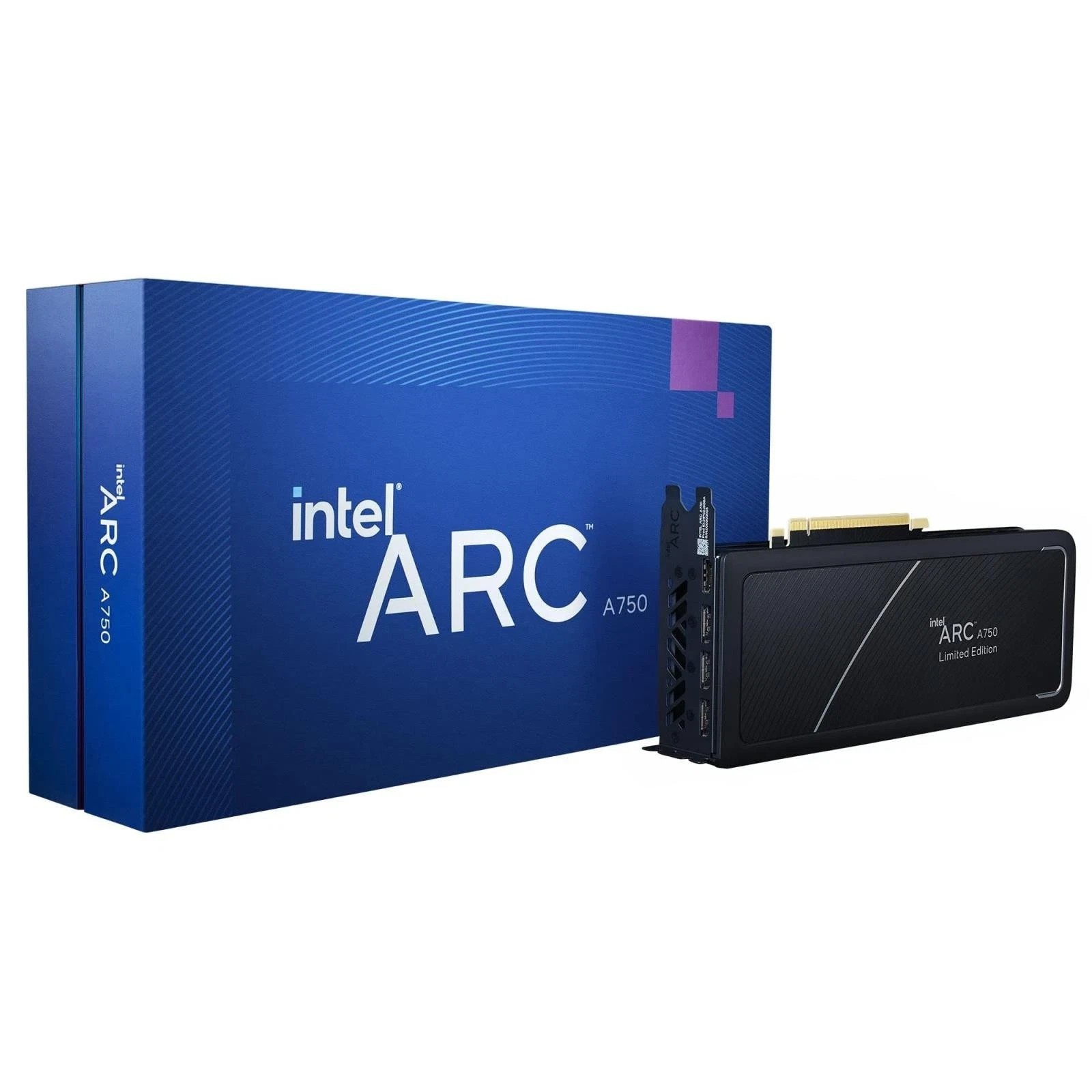 Intel Arc A750 Limited Edition Graphics Card 8GB GDDR6 PCI  4.0 x16 - 21P02J00BA