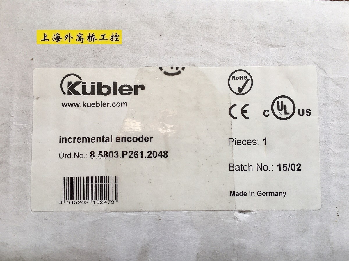 1PC kubler Encoder 8.5803.P261.2048 Brand New Via DHL or FedEX