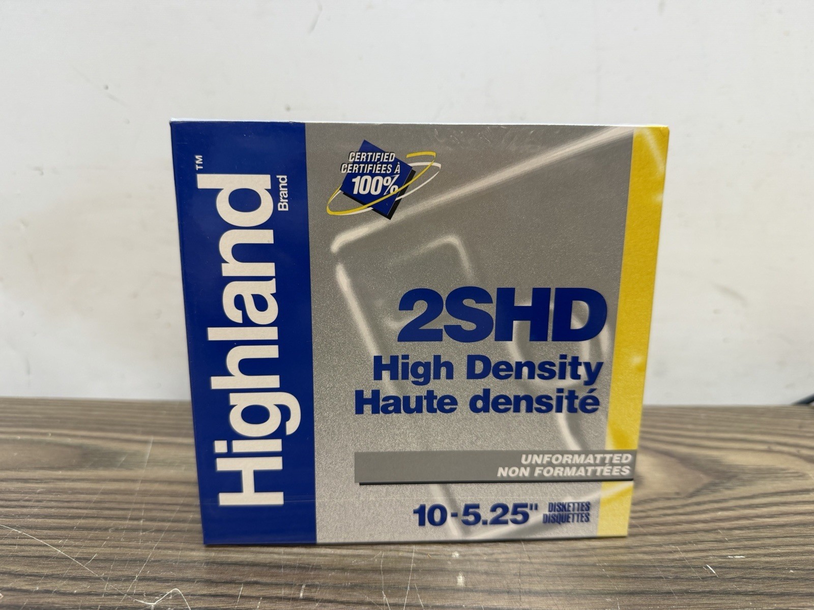 VINTAGE HIGHLAND 2SHD 5.25” 1.2MB HIGH DENSITY FLOPPY DISKS 10 PACK SEALED