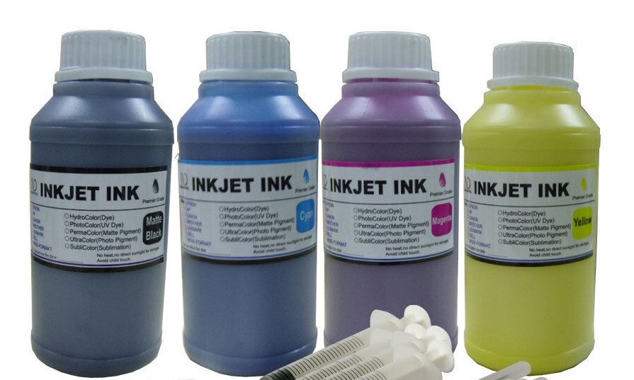 4x250ml ND® Pigment Ink for Canon PFI-050 Ink Bottle iamgePROGRAF TC-20 TC-20M..