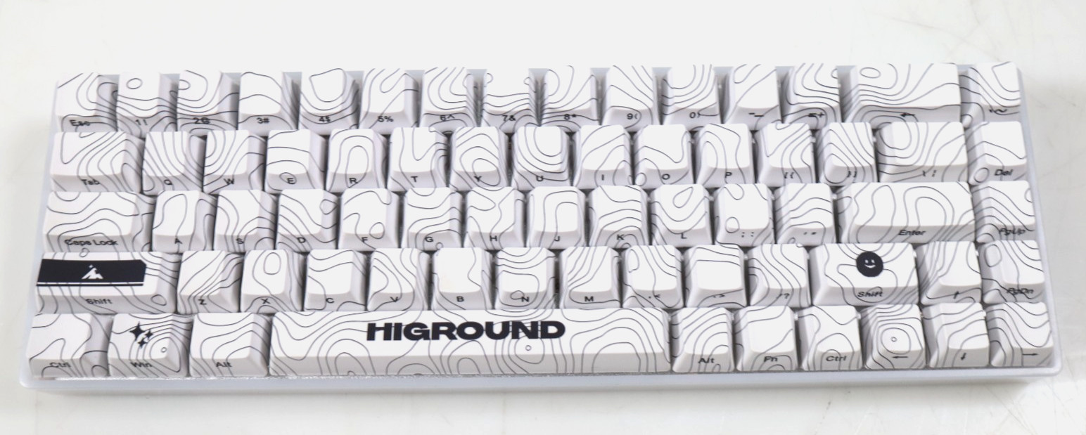 Higround Basecamp 65 SnowStone 65% Mechanical Gaming Keyboard