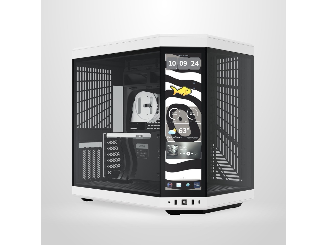 HYTE Y70 touch infinite Dual Chamber ATX Mid Tower Modern Aesthetic Case With