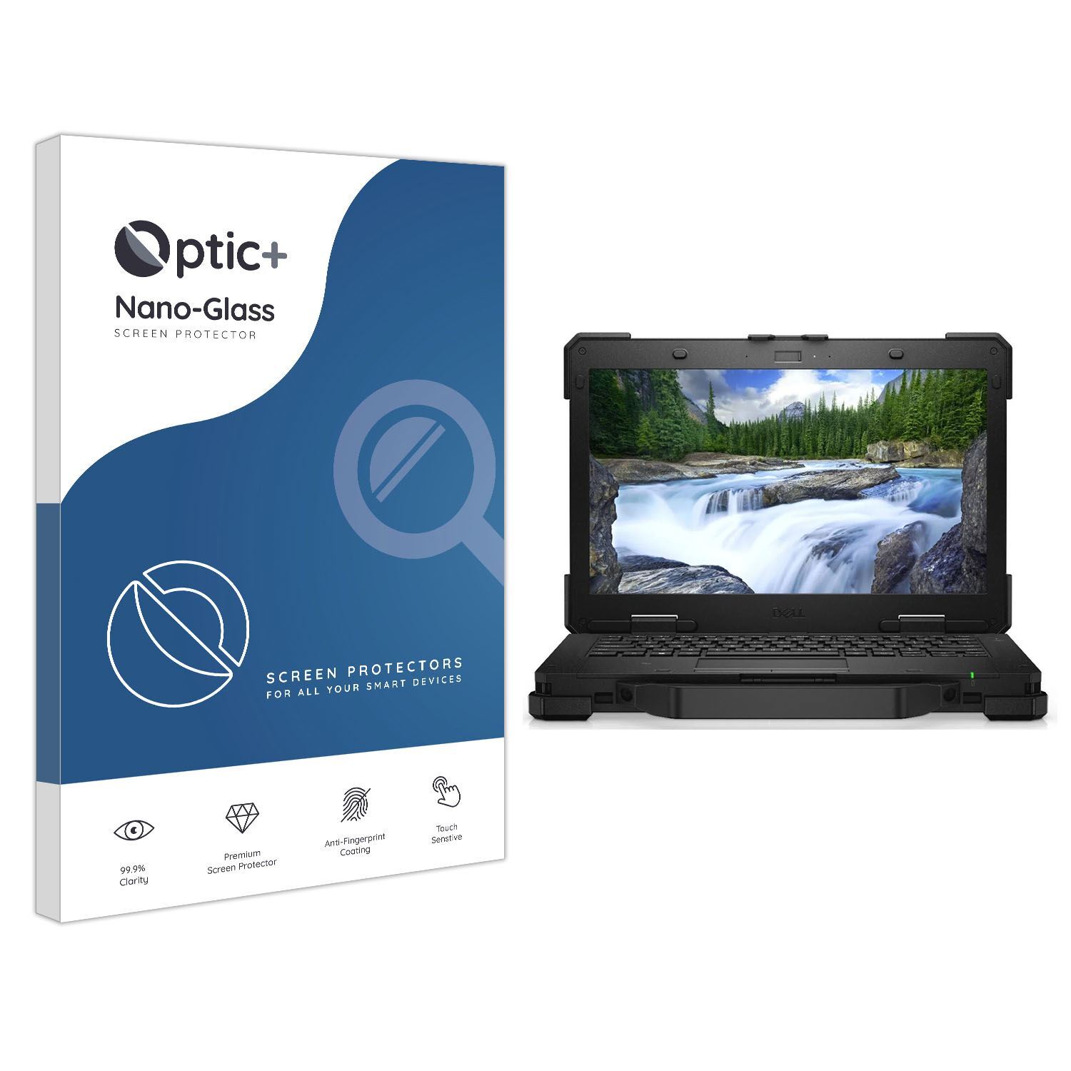 Optic+ Nano Glass Screen Protector for Dell Latitude 5430 Rugged