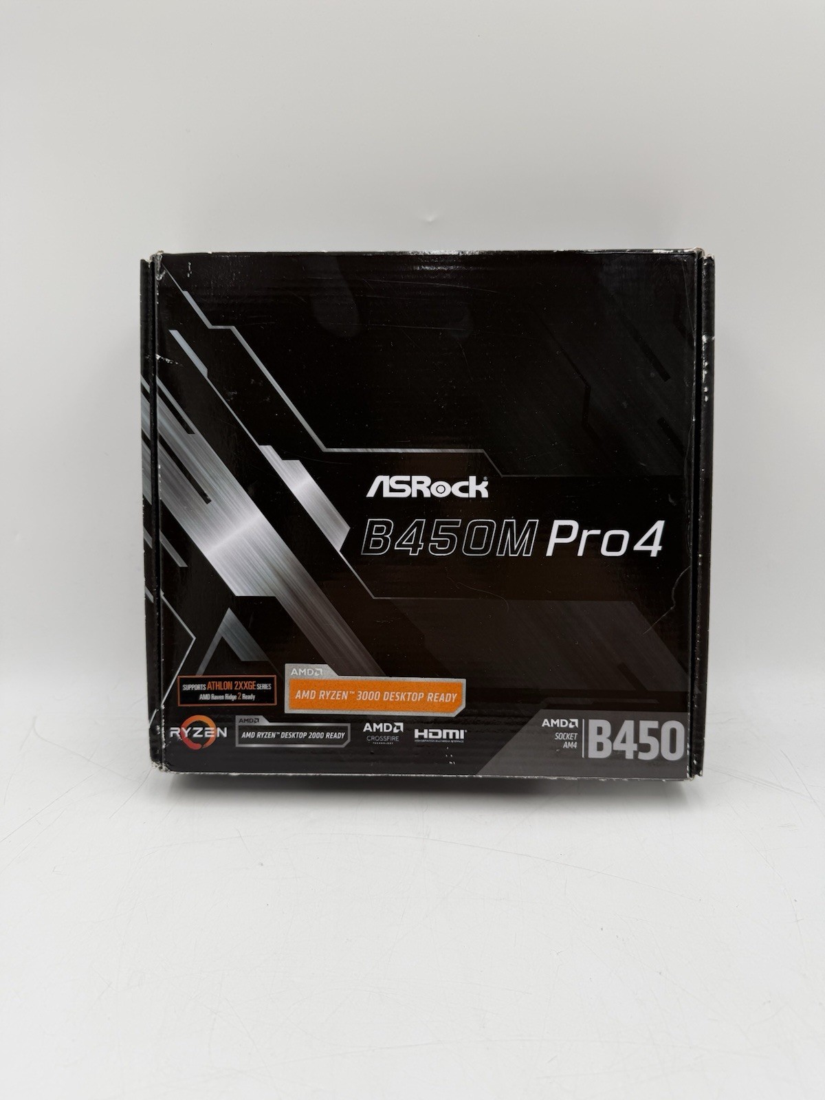 ASRock B450M Pro4 AMD Socket AM4 DDR4 Desktop Motherboard
