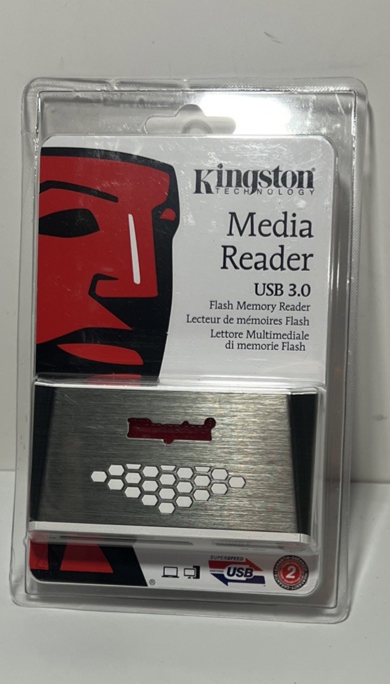 NEW  Kingston FCR-HS4 USB 3.0 High Speed Media Card Reader/Writer