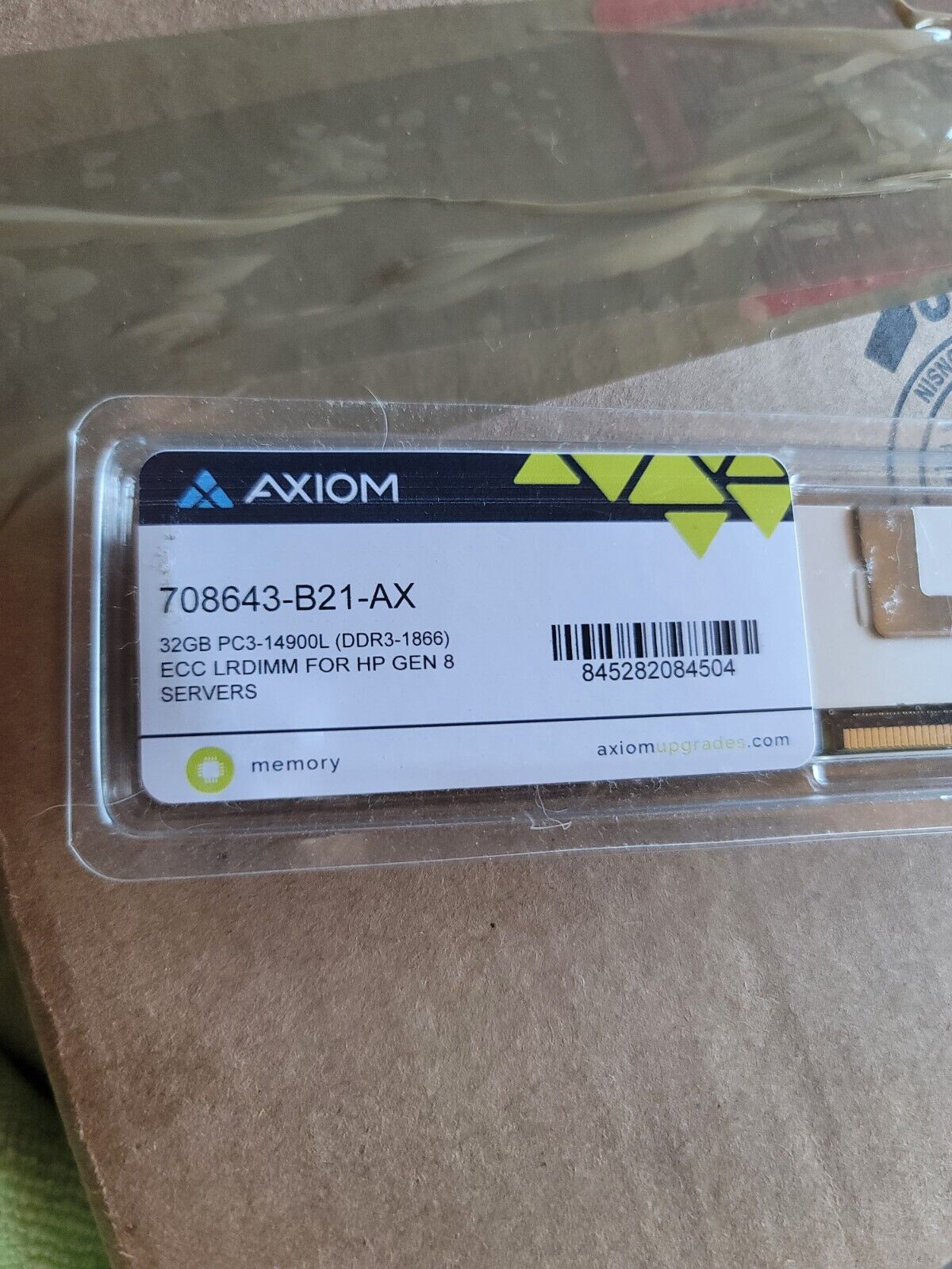 AXIOM  32GB 1x32GB 4Rx4 PC3-14900L DDR3  Memory RAM