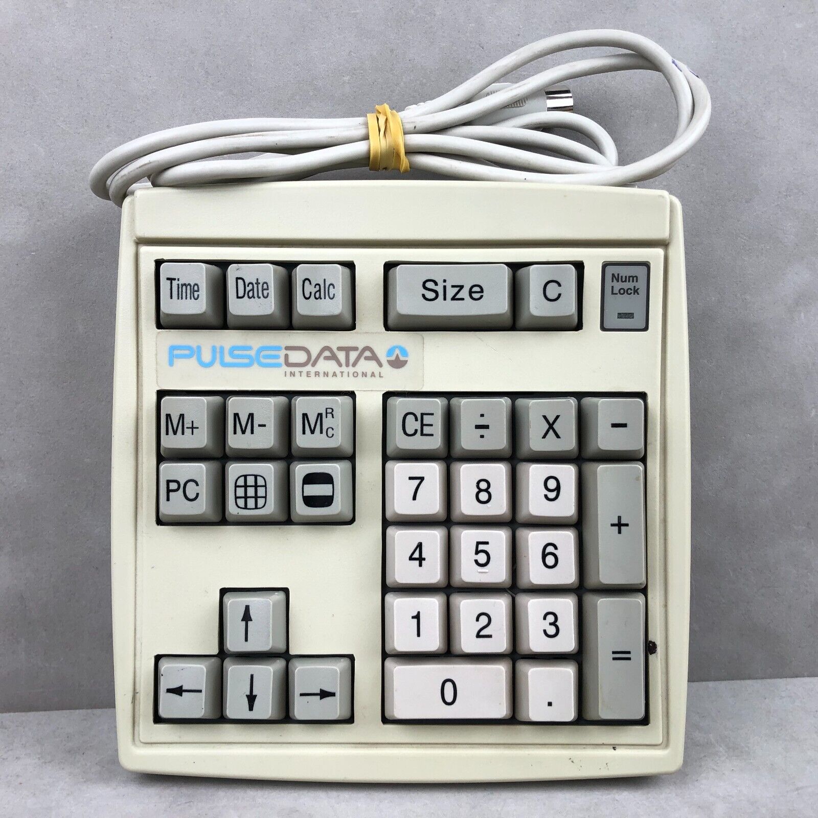 Vintage Qtronix QX-032 Numeric Keypad Keyboard Pulse Data International