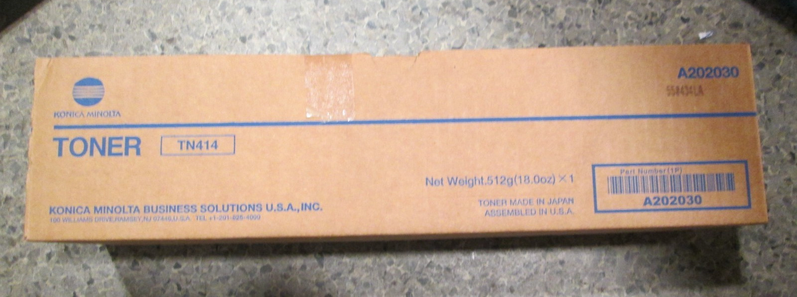 Genuine Konica Minolta TN414 A202030 Toner Cartridge
