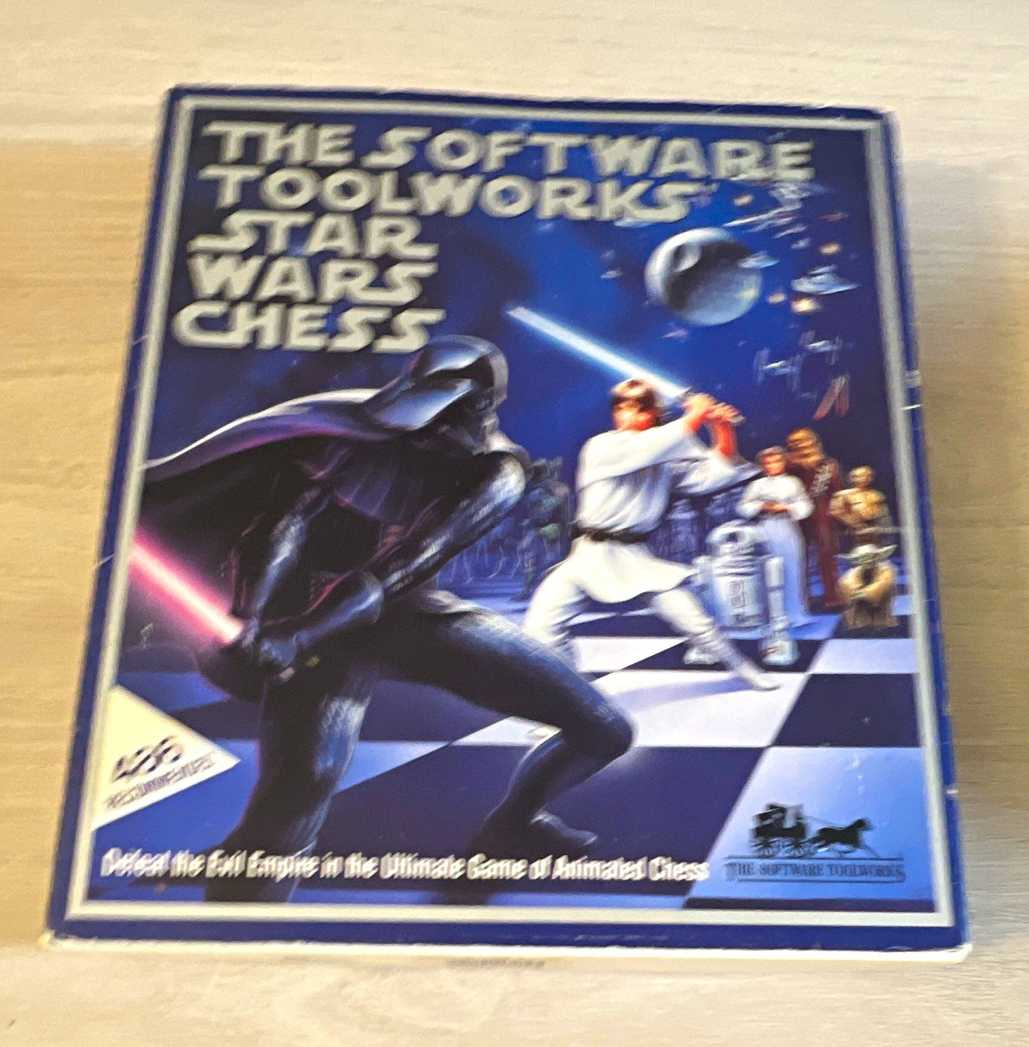 The Software Toolworks Star Wars Chess IBM PC 3.5" Floppy Disc English PR-4392