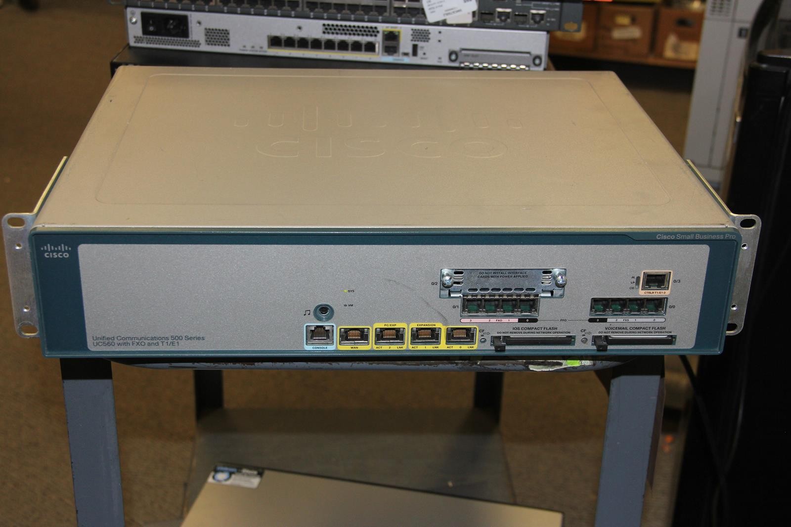 CISCO UC560-T1E1-K9 Unified Communication Device Gateway Router