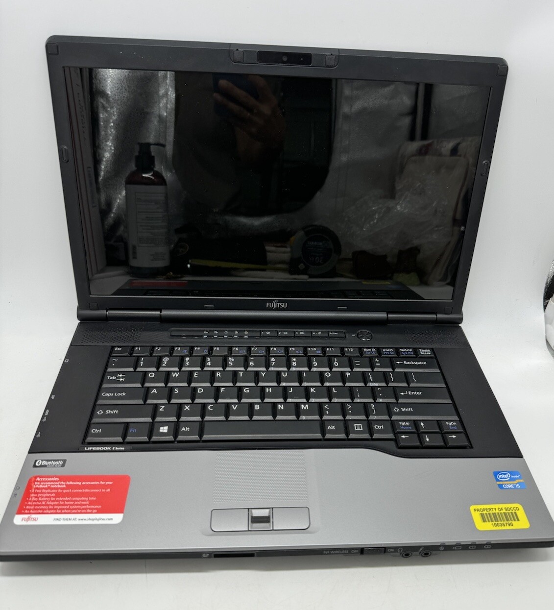 Fujitsu Lifebook E752 4GB W/ Bluetooth, DVD Writer, Tested, No Operating System