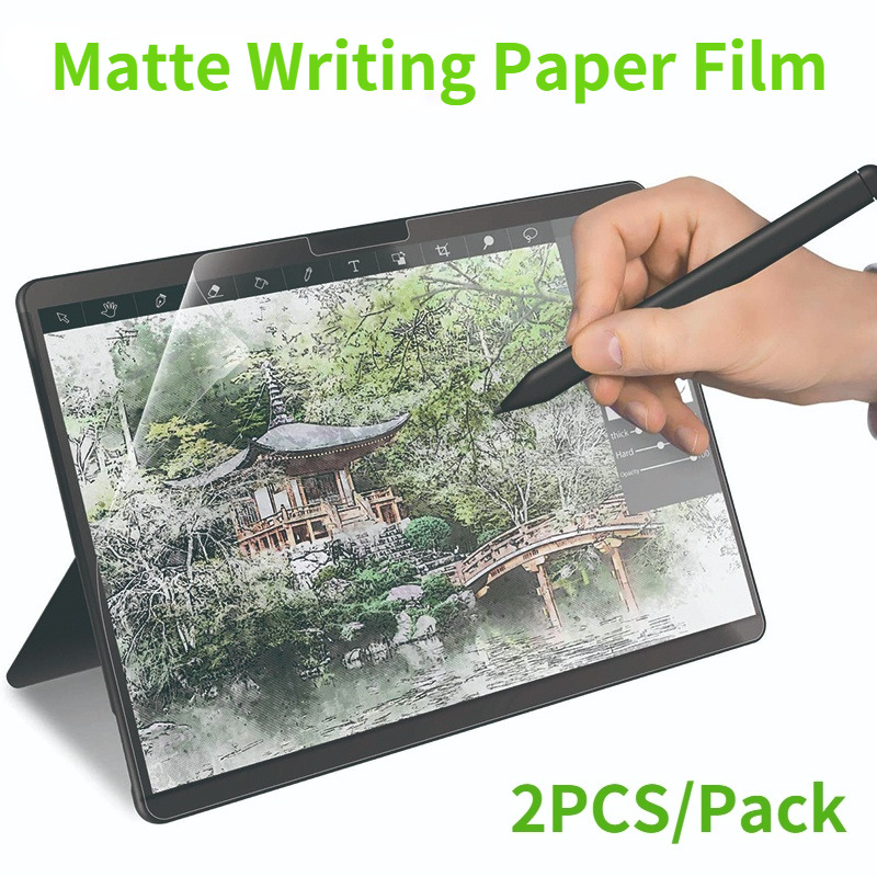 2PCS Microsoft Surface Pro 4/5/6/7/8 Matte Writing Paper Film Screen Protector