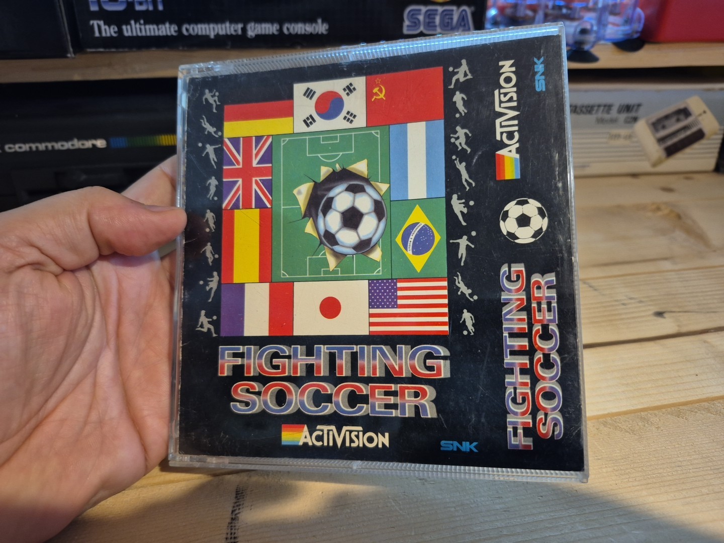 C64 : FIGHTING SOCCER ORIGINAL GAME X COMMODORE 64 FLOPPY DISK SNK ACTIVISION 