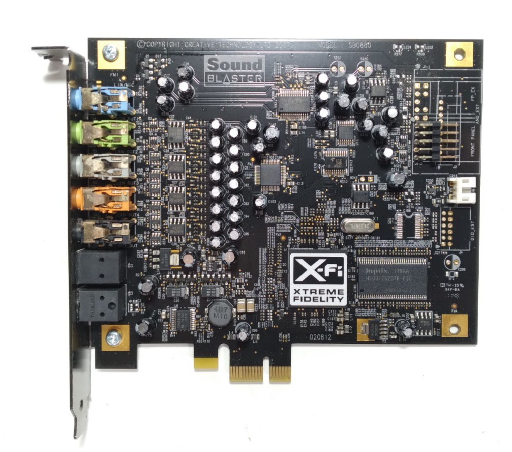 Creative Labs Sound Blaster X-Fi Xtreme Fidelity SB0880 Sound Card #0685