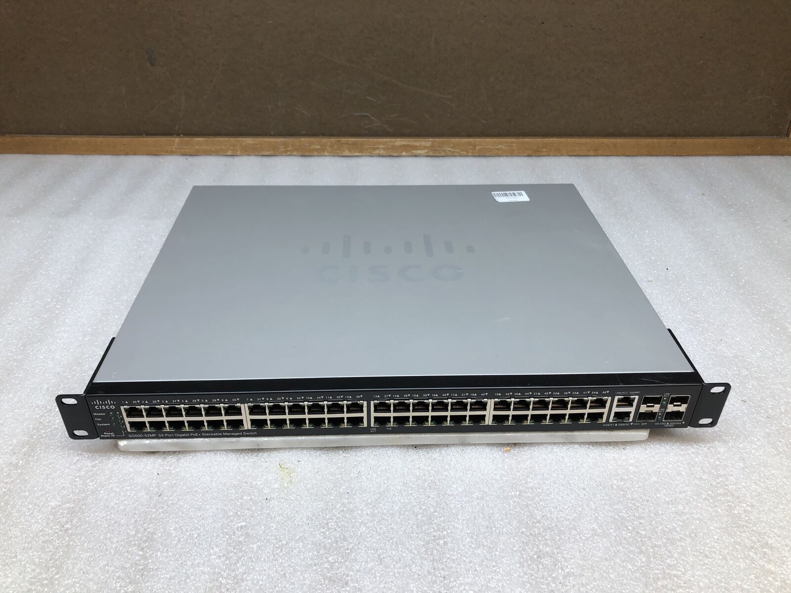 Cisco SG500-52MP 52-Port Gigabit PoE+ Stackable Ethernet Network Switch