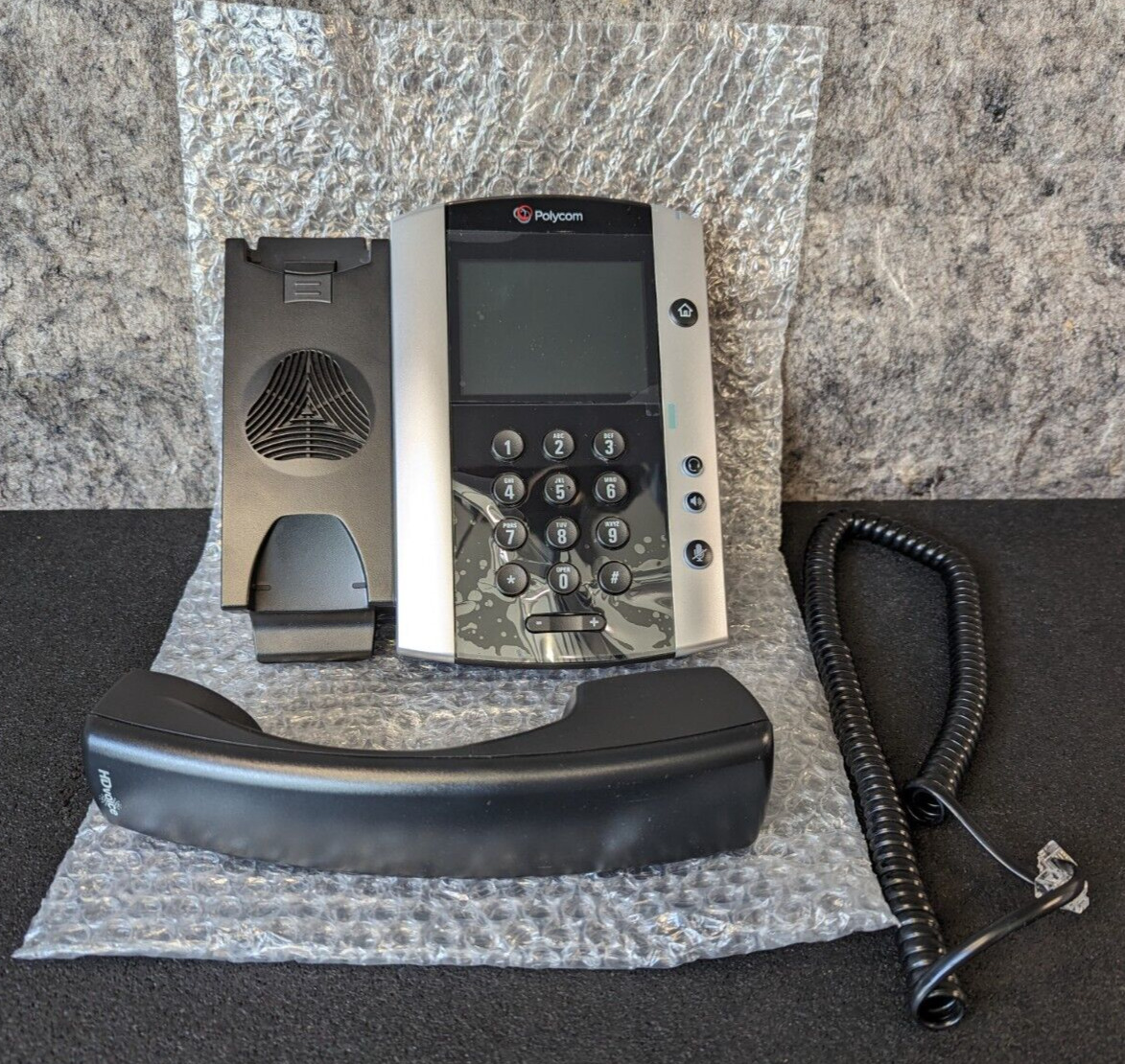 Polycom VVX 500 VoIP Phone 2201-44500-001 base handset business phone (1A)