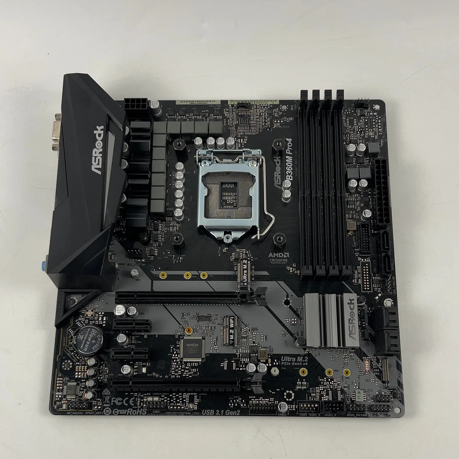 AsRock B360M Pro4 LGA 1151 microATX Intel DDR4 Motherboard