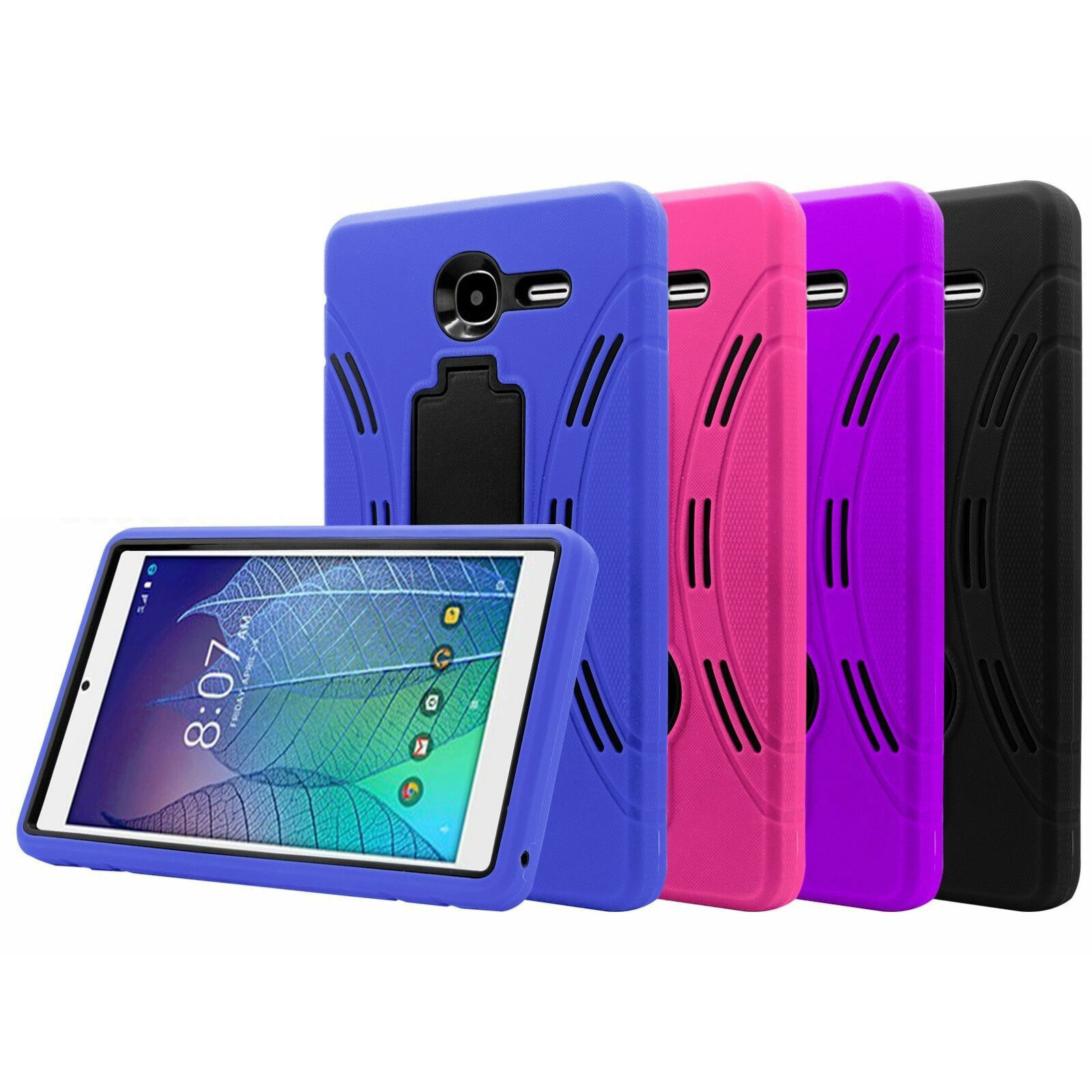 IMPACT HYBRID TABLET CASE KICKSTAND FOR ALCATEL ONE TOUCH POP 7 LTE 9015W (2016)