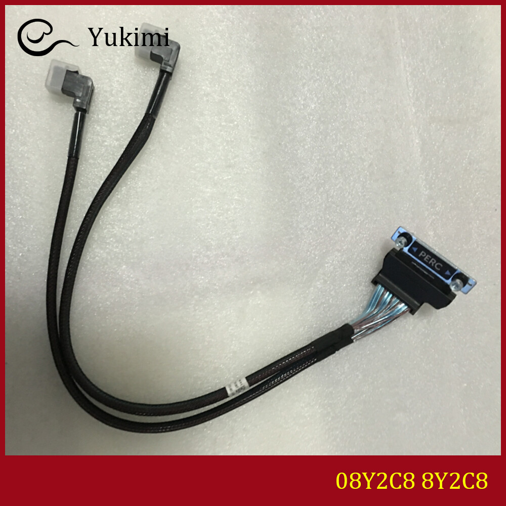 08Y2C8 FOR DELL PowerEdge R640 R740 10 Bit 14 SAS Array Card Backplane Cable