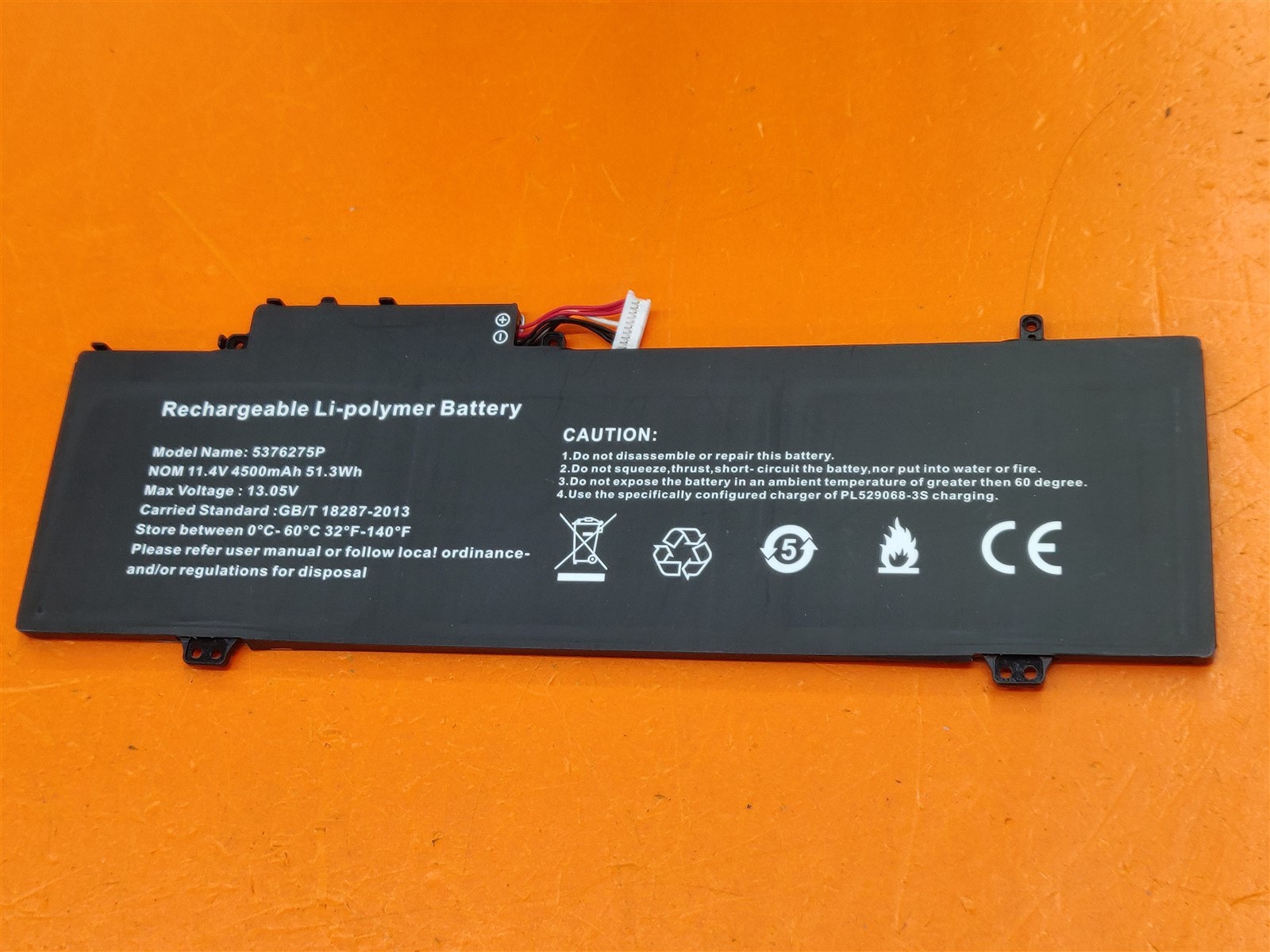 ⭐️⭐️⭐️⭐️⭐️ Laptop Battery 5376275P, Rechargeable Li-Polymer, Gateway GWTN141
