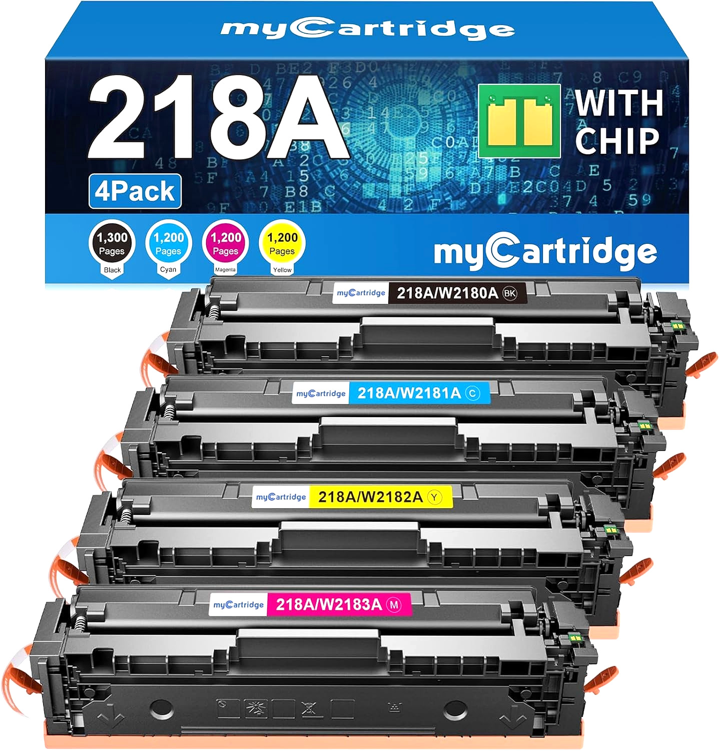 Toner Cartridge for HP 218A Color LaserJet Pro 3201dw 3301fdw 3301cdw 3301sdw