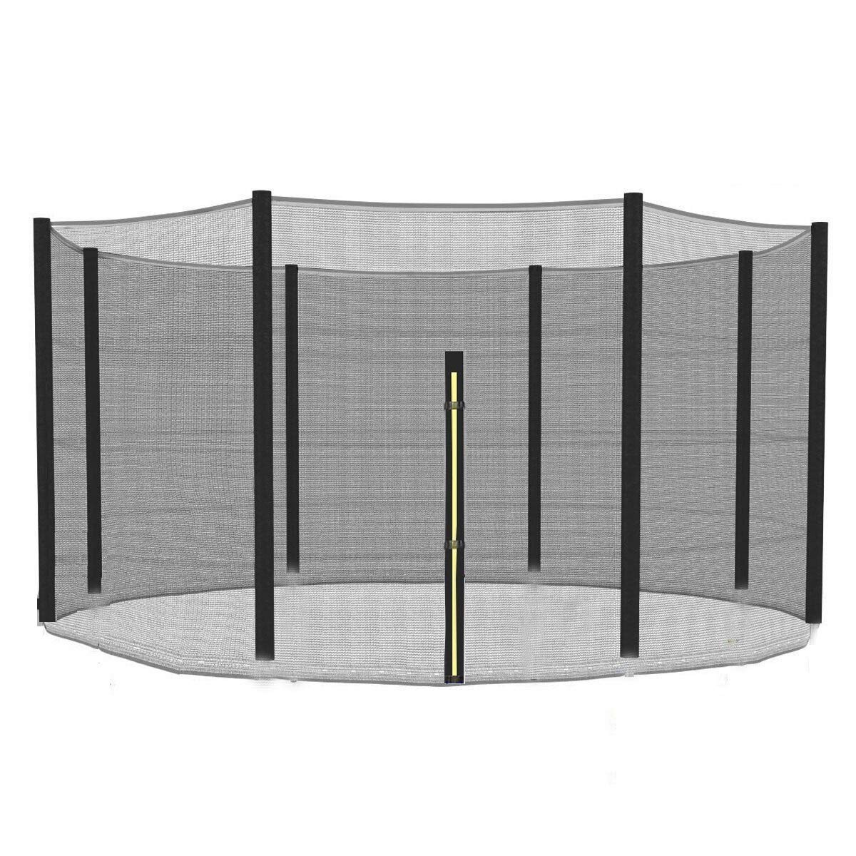 Zoyemone 10FT Trampoline Replacement Safety Net For 8 Straight Poles TN003_USFBA
